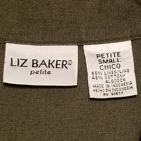 2/$24 Linen/Cotton Blouse! - Picture 4 of 7